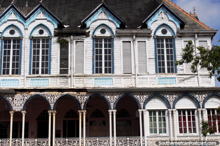 Paço do concelho em Georgetown, construïdo entre 1887 e 1889, a Guiana. (720x480px). As 3 Guianas, América do Sul.
