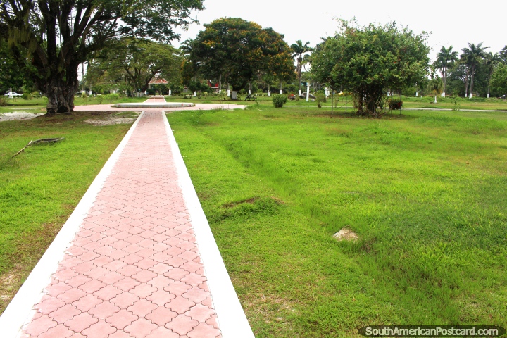 Los Jardines Botnicos de Georgetown en Guyana, ms un parque de jardines. (720x480px). Las 3 Guayanas, Sudamerica.