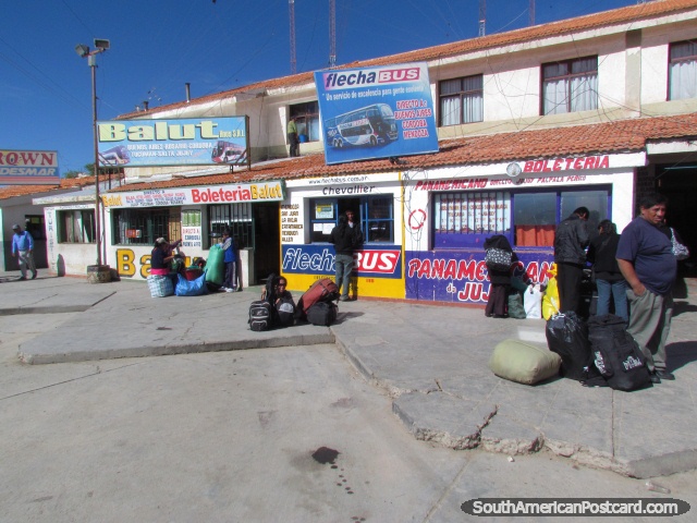 La Quiaca bus terminal. (640x480px). Argentina, South America.