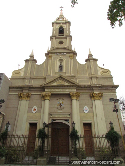 Church Basilica San Jose in Rosario. (480x640px). Argentina, South America.