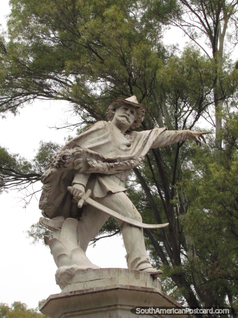 Monumento a Giuseppe Garibaldi (1807-1882), General Italiano y poltico, Rosario. (480x640px). Argentina, Sudamerica.
