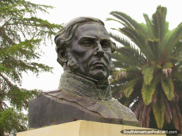 O general Justo Jose de Urquiza (1801-1870) monumento em Praça Artigas em Colon. (640x480px). Argentina, América do Sul.