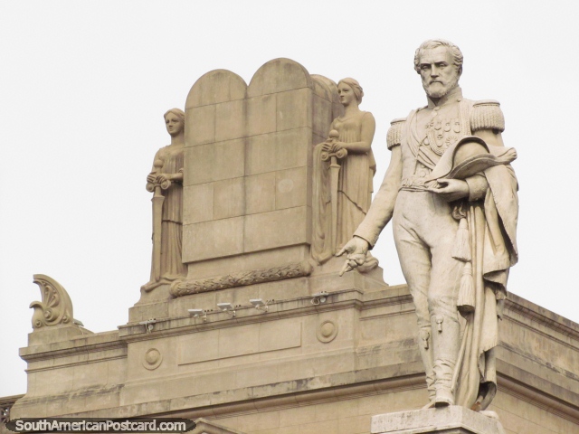 Juan Lavalle (1797-1841) estatua en Buenos Aires. (640x480px). Argentina, Sudamerica.