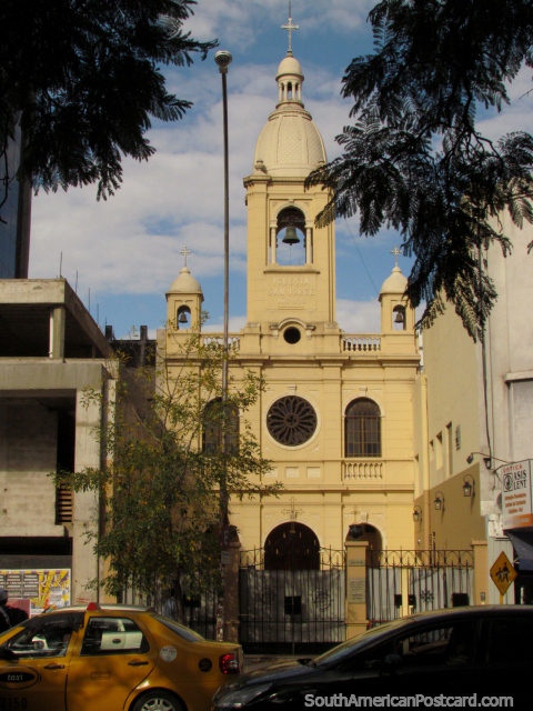 Church Iglesia San Jorge (1926) in Cordoba. (480x640px). Argentina, South America.