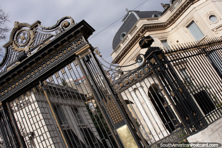 The gates of the Decorative Art Museum in Buenos Aires. (720x480px). Argentina, South America.