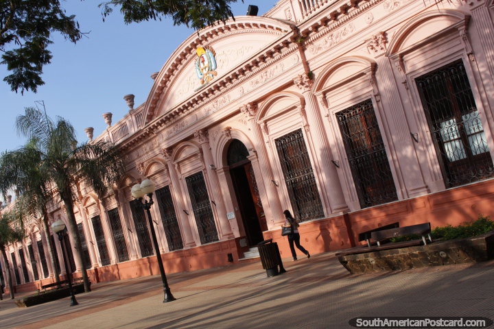 Government House in Posdas - Casa de Gobierno Provincia de Misiones, built in 1883, fantastic building! (720x480px). Argentina, South America.