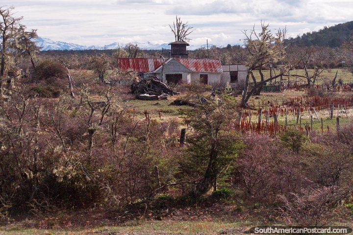 Living in the Tierra del Fuego, the land of fire, a country house in Tolhuin. (720x480px). Argentina, South America.
