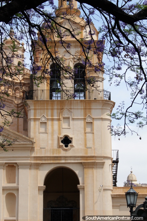 A nossa Senhora da Suposição, catedral de Córdoba, a torre no lado direito. (480x720px). Argentina, América do Sul.