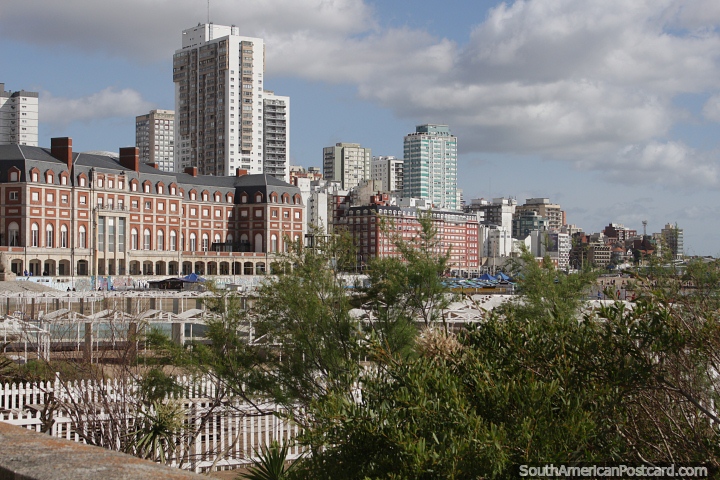 Mar del Plata has a spectacular array of buildings along the waterfront. (720x480px). Argentina, South America.