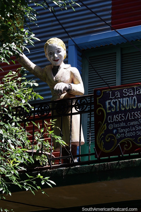 Eva Peron tremula de um balco em La Boca, Buenos Aires, a primeira-dama (1946-1952). (480x720px). Argentina, Amrica do Sul.