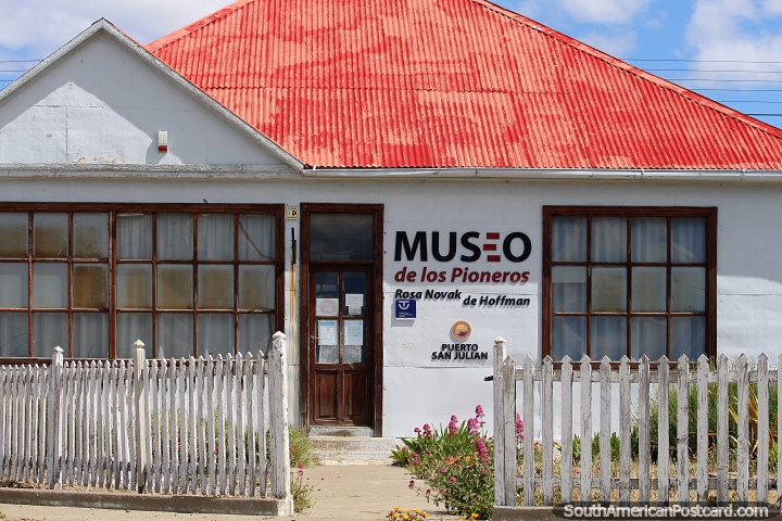 Museum of the Pioneers in Puerto San Julian has much information and antique items to view. (720x480px). Argentina, South America.