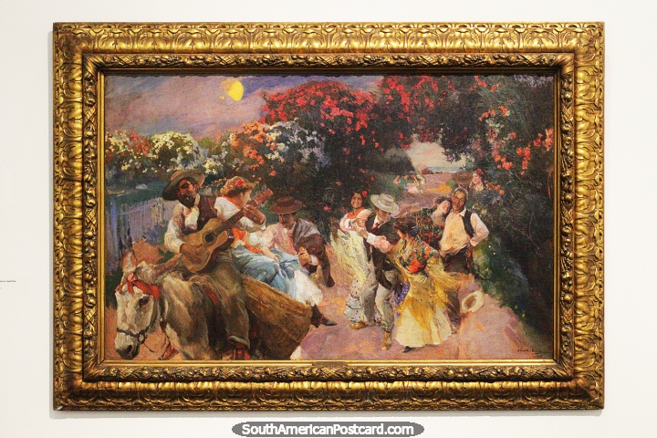 Joaquin Sorolla e Bastida (1863-1923), pintura, La Ultima Copla, museu de belas artes, Neuqun. (720x480px). Argentina, Amrica do Sul.