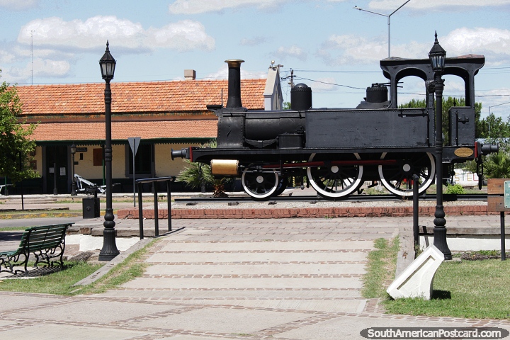 Antique railway station, now a museum in San Rafael. (720x480px). Argentina, South America.