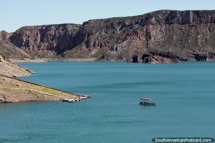 See Valle Grande Reservoir on a tour or on your own, 73kms from San Rafael. (720x480px). Argentina, South America.