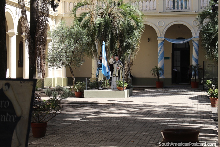 Courtyard of the cathedral museum in Jujuy. (720x480px). Argentina, South America.