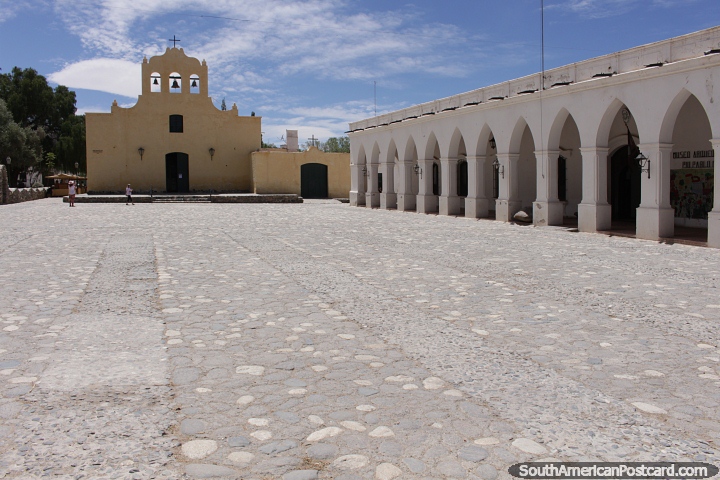San Jose de Cachi Church and archways at 2660 meters above sea. (720x480px). Argentina, South America.