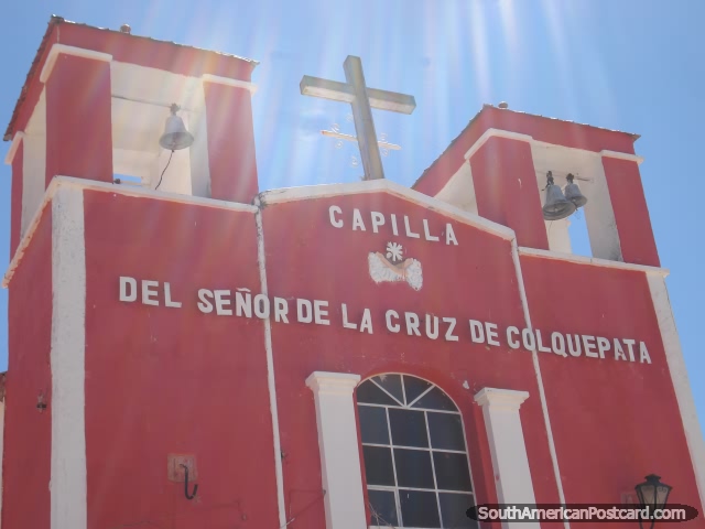Capela - Igreja de Del Senor da Cruz de Colquepata em Copacabana. (640x480px). Bolívia, América do Sul.