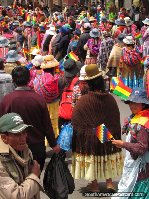 Colors of Bolivia, La Paz. (480x640px). Bolivia, South America.