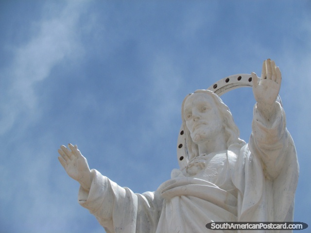 Corazon de Jesus (corao de Jesus) monumento em Tupiza. (640x480px). Bolvia, Amrica do Sul.