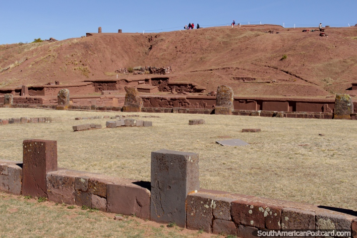No tem um inferno de muito para ver nas Runas de Tiwanaku para ser honesto. (720x480px). Bolvia, Amrica do Sul.