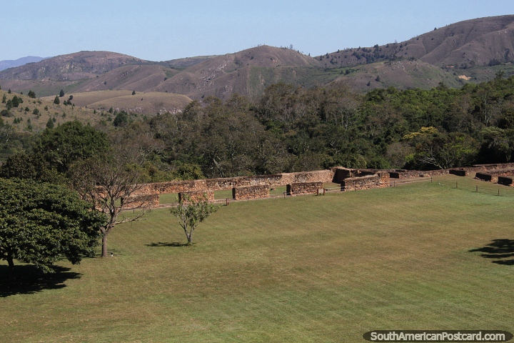 Em 800-1300 DC, o Forte Samaipata era um centro cerimonial para a Chane do Grande Grigota. (720x480px). Bolvia, Amrica do Sul.