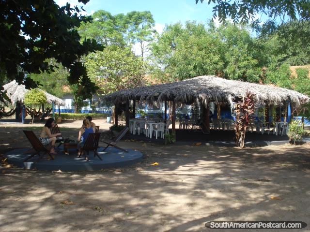 A general view of Santa Clara farm and lodge in the Pantanal. (640x480px). Brazil, South America.