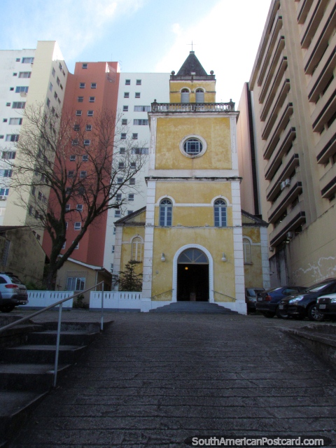 Church Igreja Nossa Senhora do Parto in Florianopolis. (480x640px). Brazil, South America.
