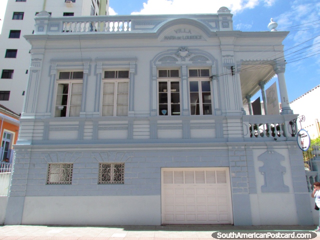 Villa Maria de Lourdes, nice and well-kept historic building in Florianopolis. (640x480px). Brazil, South America.