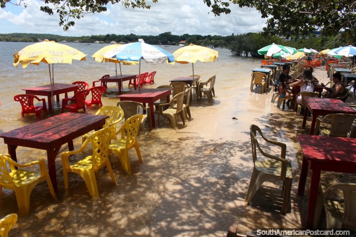 It is not busy during March at Alter do Chao, peak season is between August and December, Santarem. (720x480px). Brazil, South America.