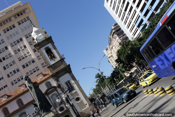 Es bonita alrededor de las zonas históricas y financieras centrales en Río de Janeiro. (720x480px). Brasil, Sudamerica.