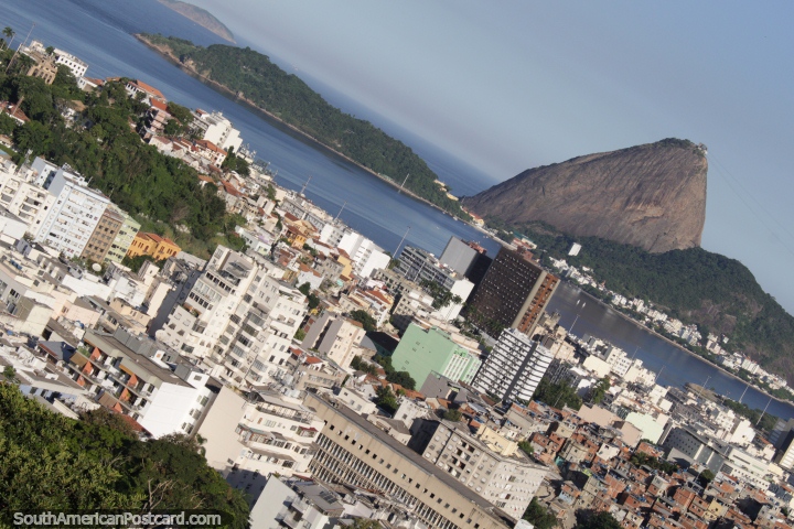 Las vistas de Ro de Janeiro son fantsticas desde el Parque de las Ruinas en Santa Teresa. (720x480px). Brasil, Sudamerica.