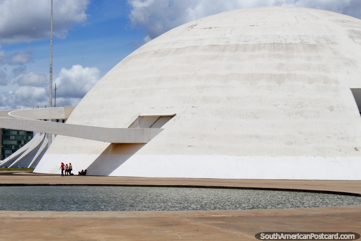 You may be surprised to know that the National Museum in Brasilia is located on Planet Earth! (720x480px). Brazil, South America.