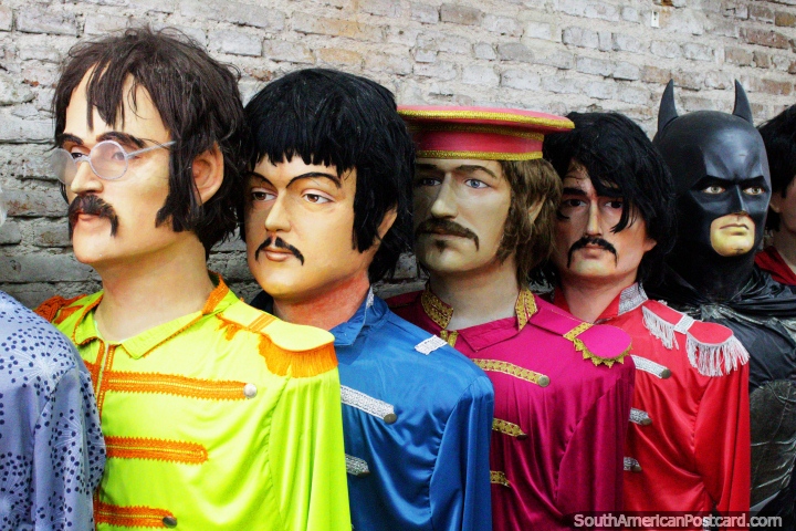Sgt. Peppers Lonely Hearts Club Band, George Martin was the 5th Beatle, not Batman, Bonecos Museum, Recife. (720x480px). Brazil, South America.