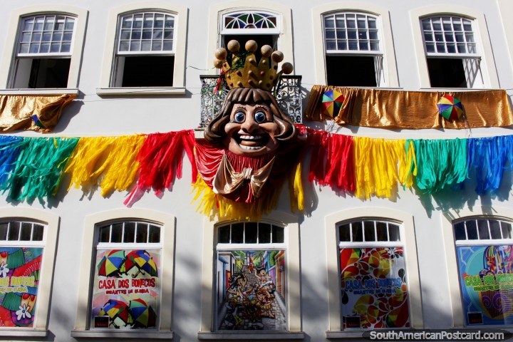 ¡Casa dos Bonecos Gigantes de Olinda es muy divertido! (720x480px). Brasil, Sudamerica.