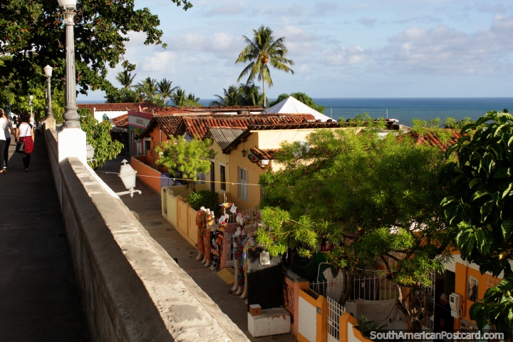 Look at these houses on the hilltop in Olinda, what fantastic views! (720x480px). Brazil, South America.