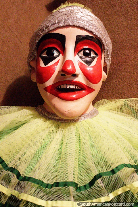 An awesome clown at the Olinda Boneco Museum - Casa dos Bonecos Gigantes de Olinda. (480x720px). Brazil, South America.