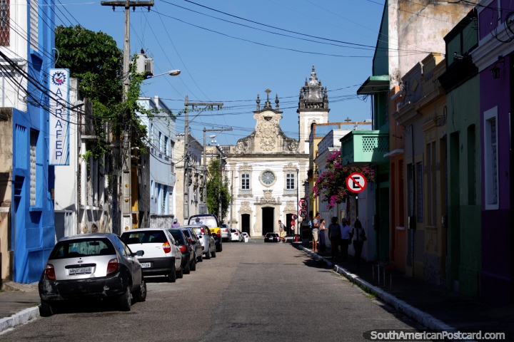 Church Of Our Lady of Mount Carmel (Carmo), historical center in Joao Pessoa. (720x480px). Brazil, South America.