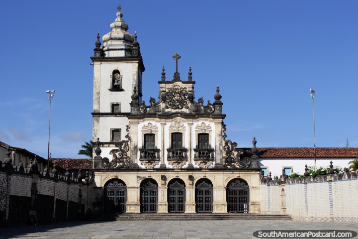 Iglesia de San Francisco fue utilizado por los Holandeses como una fortaleza en 1634, João Pessoa. (720x480px). Brasil, Sudamerica.