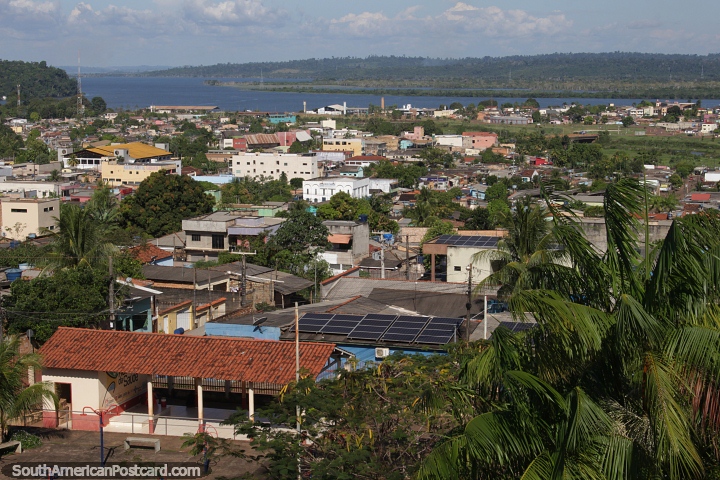 Altamira, an Amazon city beside the Xingu River, view from the lookout tower. (720x480px). Brazil, South America.