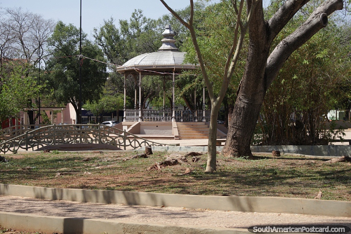 Independence Park in Corumba, 2 blocks up from the river. (720x480px). Brazil, South America.