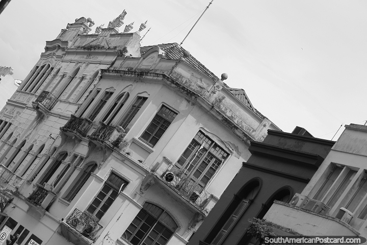 Old buildings and facades in Florianopolis. (720x480px). Brazil, South America.