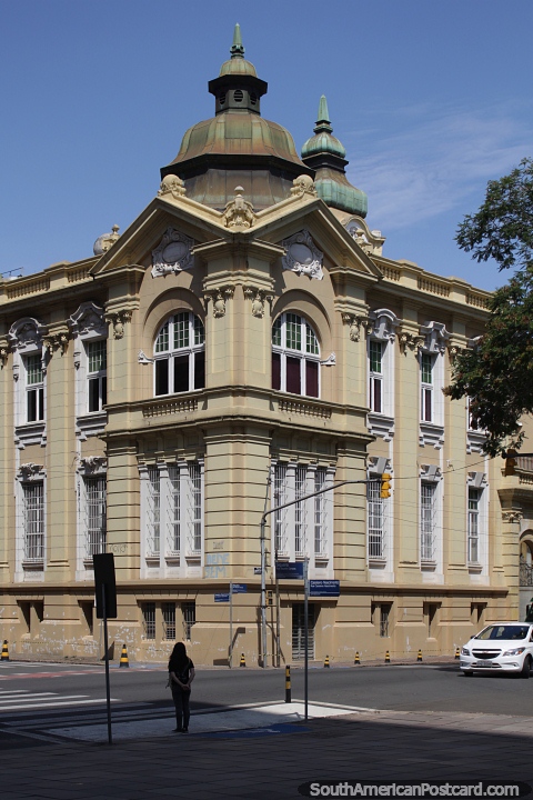 Porto Alegre has a great historical center with many antique buildings. (480x720px). Brazil, South America.