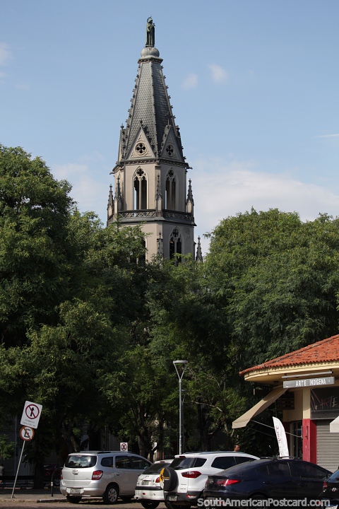 Parish of the Santissimo Sacramento and Santa Teresinha Church, Porto Alegre. (480x720px). Brazil, South America.