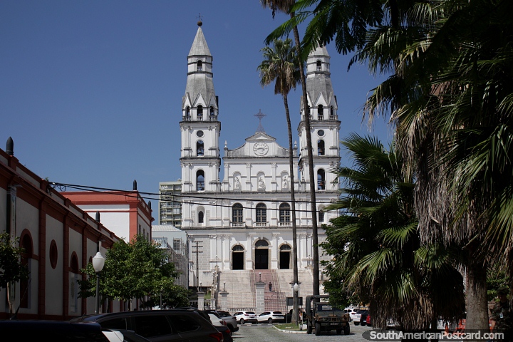 Our Lady of Sorrows Church in Porto Alegre, built in the early 1800s. (720x480px). Brazil, South America.