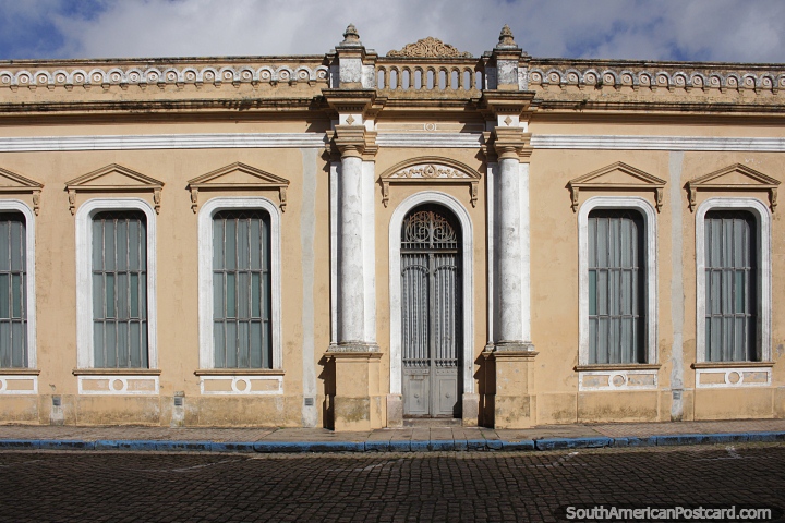 Government offices, historic building in Rio Grande. (720x480px). Brazil, South America.