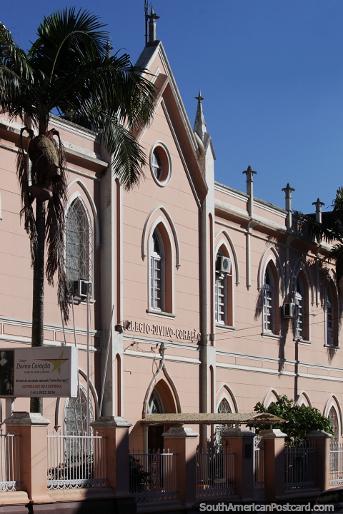Divine Heart College in Alegrete started in 1907. (480x720px). Brazil, South America.