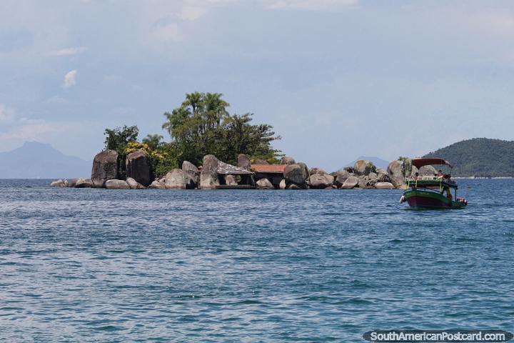 Stonehenge island in Paraty, a mystery that remains unsolved. (720x480px). Brazil, South America.