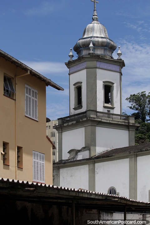 Church Our Lady of the Rosary in Petropolis. (480x720px). Brazil, South America.