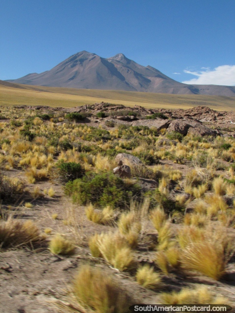 Belo cenário, texturas e montanhas em San Pedro de Atacama. (480x640px). Chile, América do Sul.