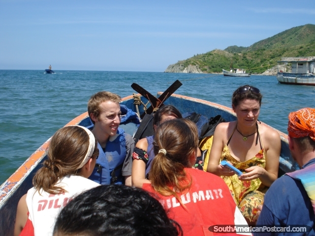 Go to Tayrona National Park in a boat from Taganga. (640x480px). Colombia, South America.